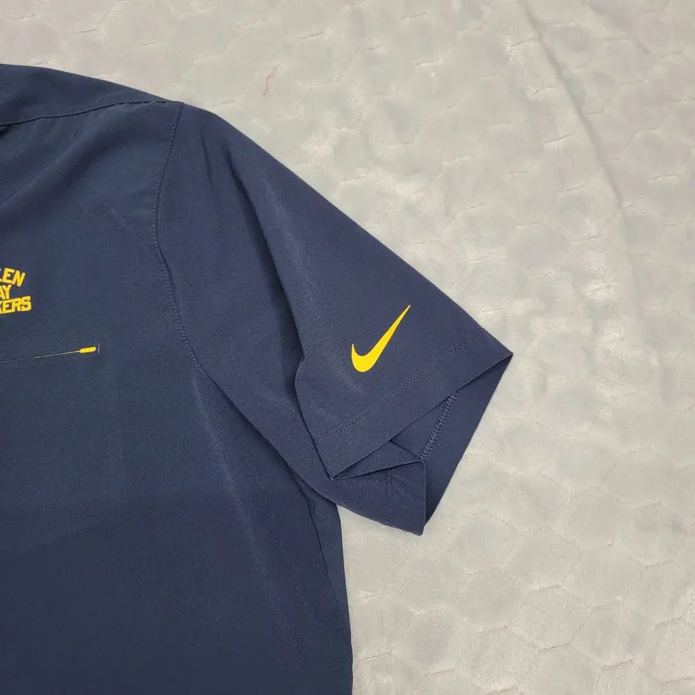 Nike NFL Green Bay Packers On-Field Dri-Fit Polo Shirt Men's XL Sideline Coach